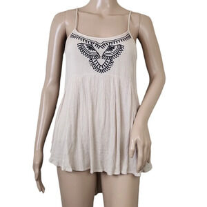 Birdcage Anthro Floral Babydoll Blouse